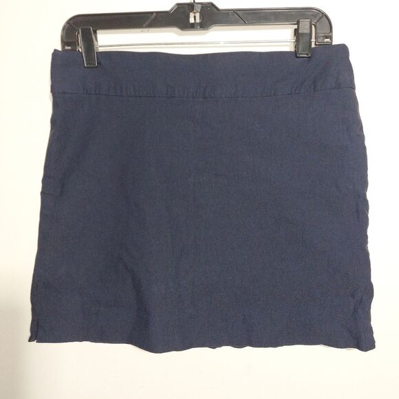 Charter Club Women's Petite Stretch Active Mini Skort Navy Size 10P EUC - Picture 5 of 11